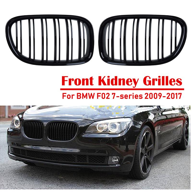 Car Kidney Grill Slat Black Sport Racing Grille Fit For BMW F01 F02 7-Series 730D 740D 750D 2009-2017,Car