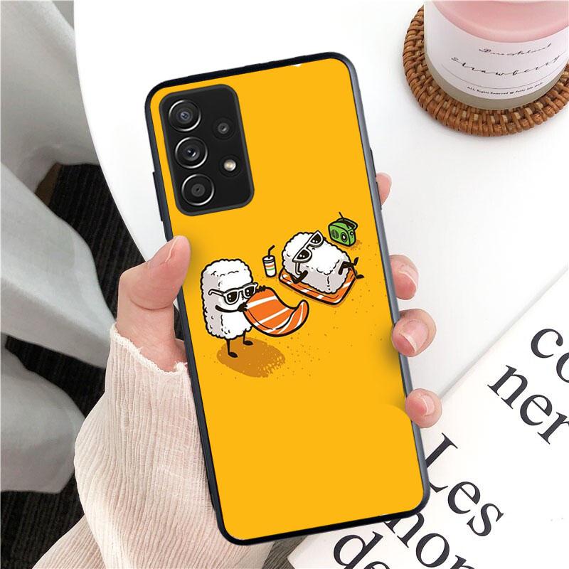 Чехол для телефона Food Sushi для Samsung Galaxy A13 A22 A12 A32 A71 A11 A21S A33 A52 A72 A51 A50 A70 A31 M31
