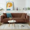 Couch Cover 3-Seater Sofa, Sofa Bed, Brown Velvet