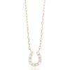 K10 Yellow Gold Necklace Diamond [Wisp] 0.1ct (FNCWP30015)