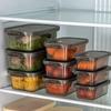 Контейнеры для хранения свежих продуктов, пригодные для микроволновой печи, Прозрачный контейнер для хранения продуктов, Герметичный пластиковый контейнер для еды, Для дома