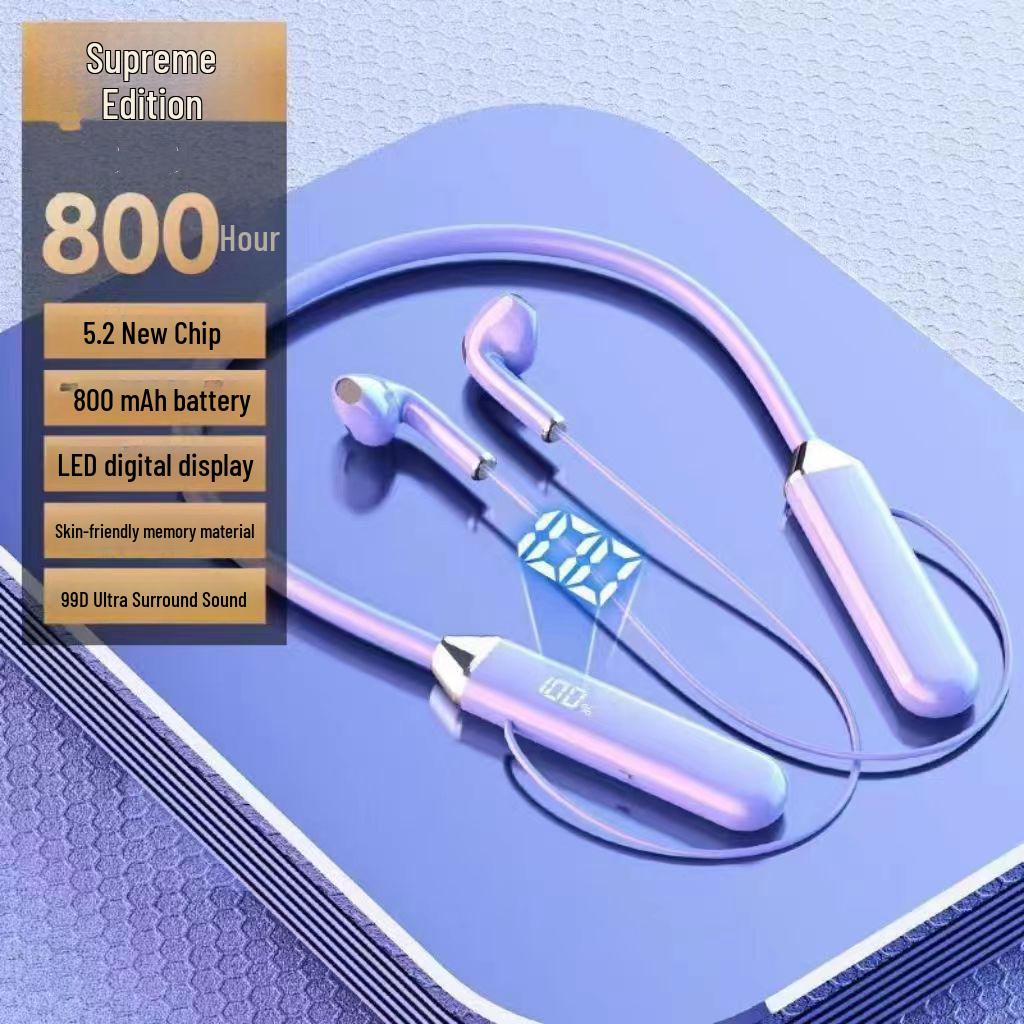 Wireless Neckband Earbuds with Long Battery Life & Deep Bass