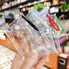 Small Transparent Coin Purse Pvc Clear Mini Female Purses Women Kids Girls Key Lipstick Earphone Coin Storage Bags Wallet Pouch