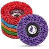1PCS100/115/125 мм Коралловый Диск Полиполосный Диск Алмазный Шлифовальный Круг Лепестковый Диск для Угловой Шлифовальной Машины Удаление Краски, Ржавчины, Чистый Абразив