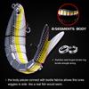 HENGJIA Jointed  Fishing Lures 1Pc 27g Artificial Hard Tackles Wobbler Lifelike  8 Segment Fishing Gears Outdoors