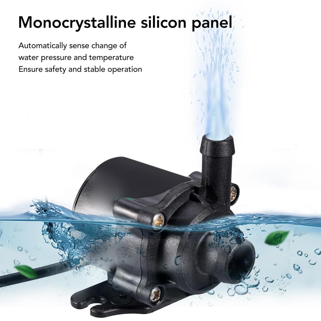 20 Вт Солнечный Водный Водный Регулируемый Водный Солнечный Водный Фонтан Солнечный Пруд Солнечный Фонтанный Насос с Переключателем для Фонтана Пруда и Птичьей Поилки Ирригационный Насос,