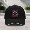 1pc 1pcs Angel Daughter Commemorative Adjustable Duckbill Baseball Cap Lightweight Suitable For Outdoor Sports Cycling Music