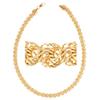 [R3481] - Gold Plated 'Choreography' Chain (multi-wire) - 45cm 10mm