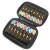 16-Piece Rotating Sequin Bait Set with EVA Bag for Luya Fishing