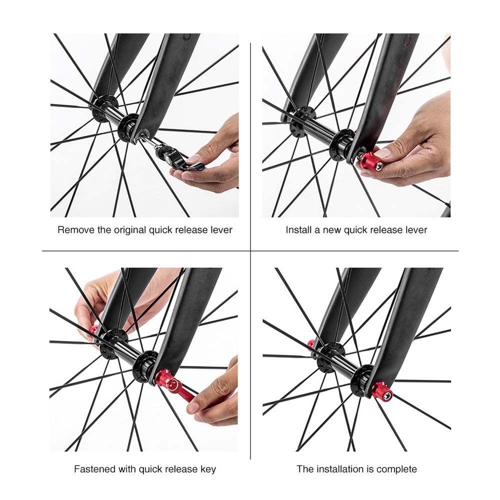 Wrench Anti Theft Screw rod Wheel Accessories Bicycle Skewers Bike Skewers Hub Quick Release