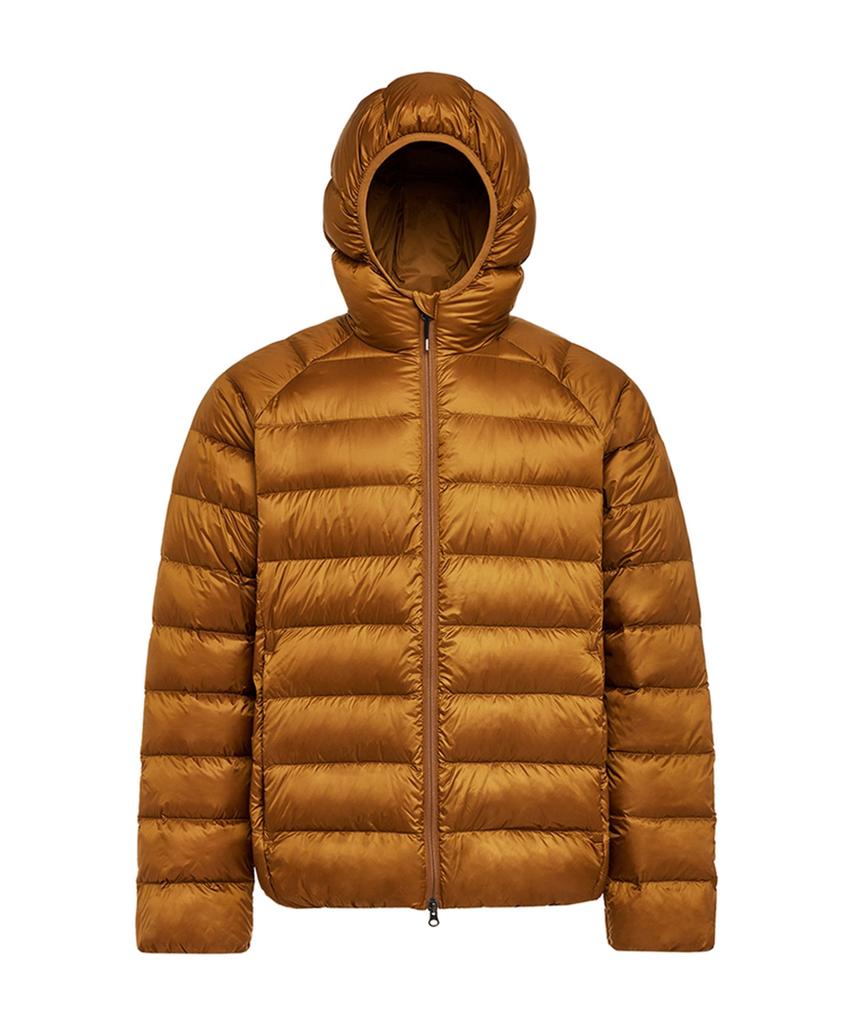 Pyrenex (24Fw) Ariel Hooded Lightweight Down Jacket - Bronze Brown