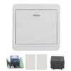 DC12V Door Exit Switch 433MHz Wireless Remote Control Surface Mounted for Access Control System