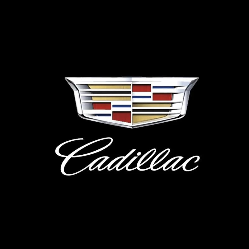 2PCS LED Car Logo Door Welcome Light for Cadillac SRX XT4 XT5 XT6 ATS XTS CTS CT6 Auto Door Ghost Shadow Projector Lamps