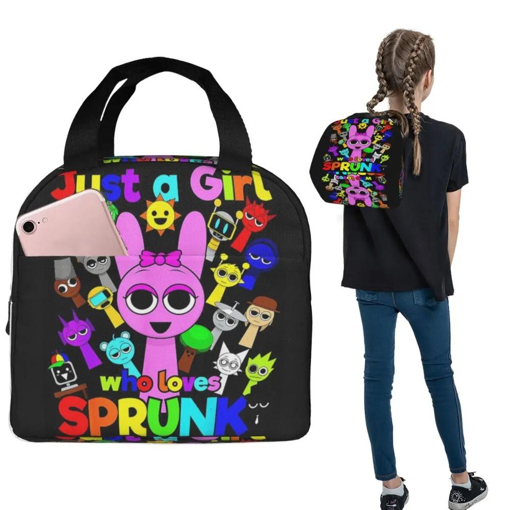 Термосумка для ланча All My Sprunki Toys Game для женщин и детей, герметичная, для еды, ланч-бокс.