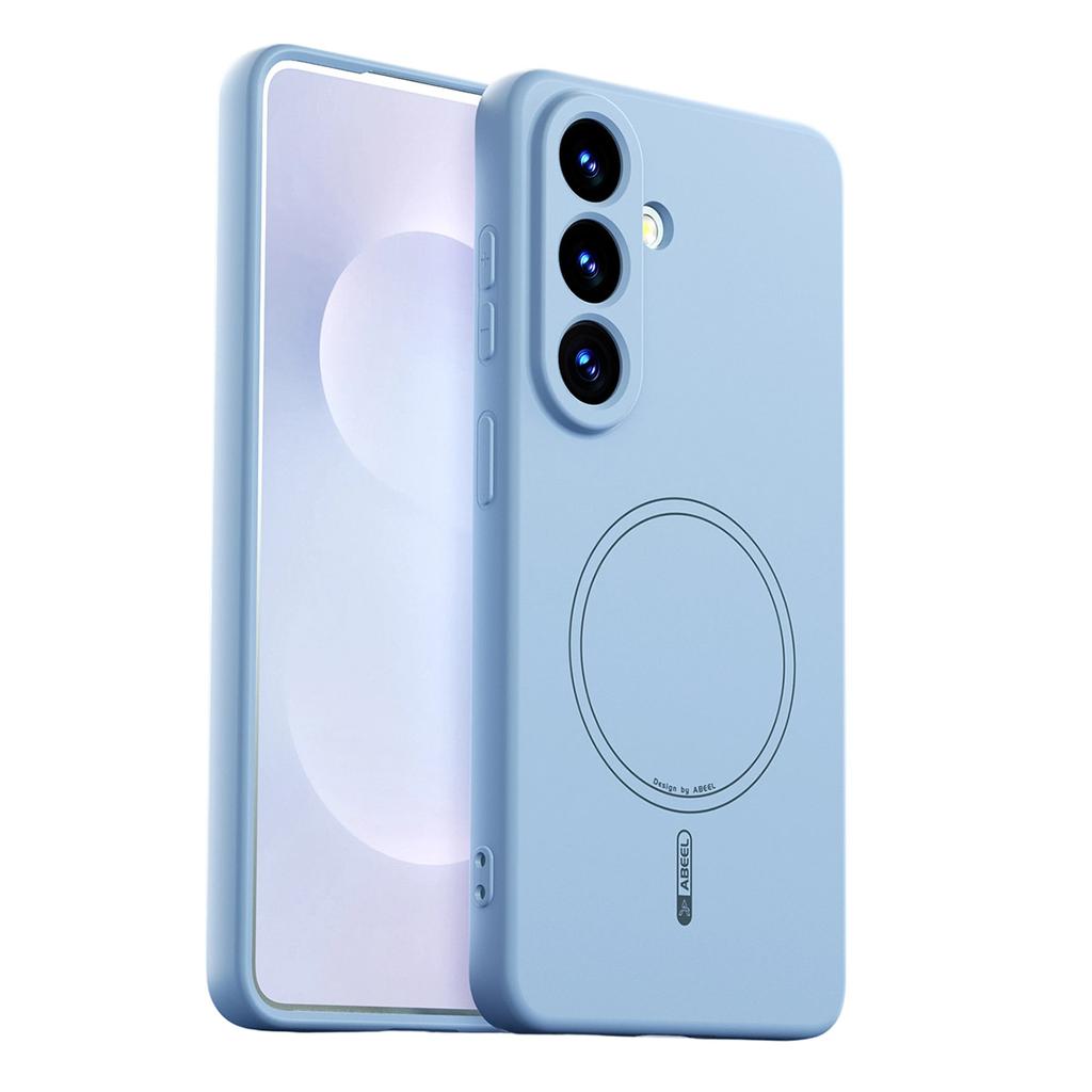 ABEEL Магнитный чехол-скин для Samsung Galaxy S26+ Жидкий силикон Задняя крышка телефона
