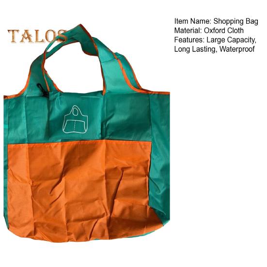 Складная сумка для покупок, многоразовая дорожная сумка для продуктов, усиленные швы, прочные ручки, вместительная сумка через плечо