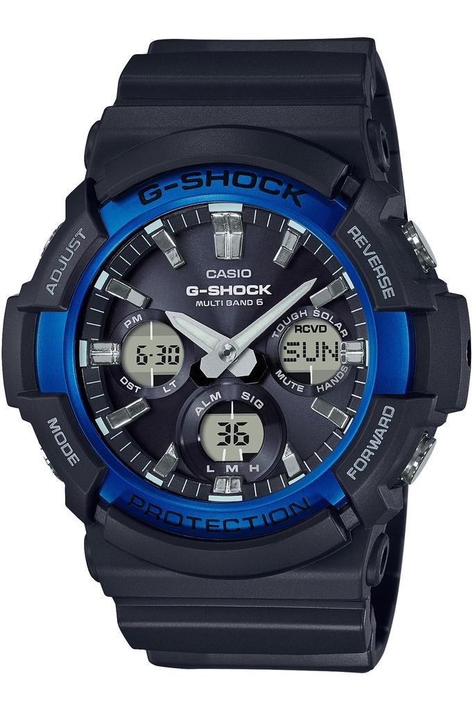 Мужские радиоуправляемые солнечные часы Casio G-Shock GAW-100B-1A2JF / GAW-100B-1AJF, черные (Официальный японский продукт)
