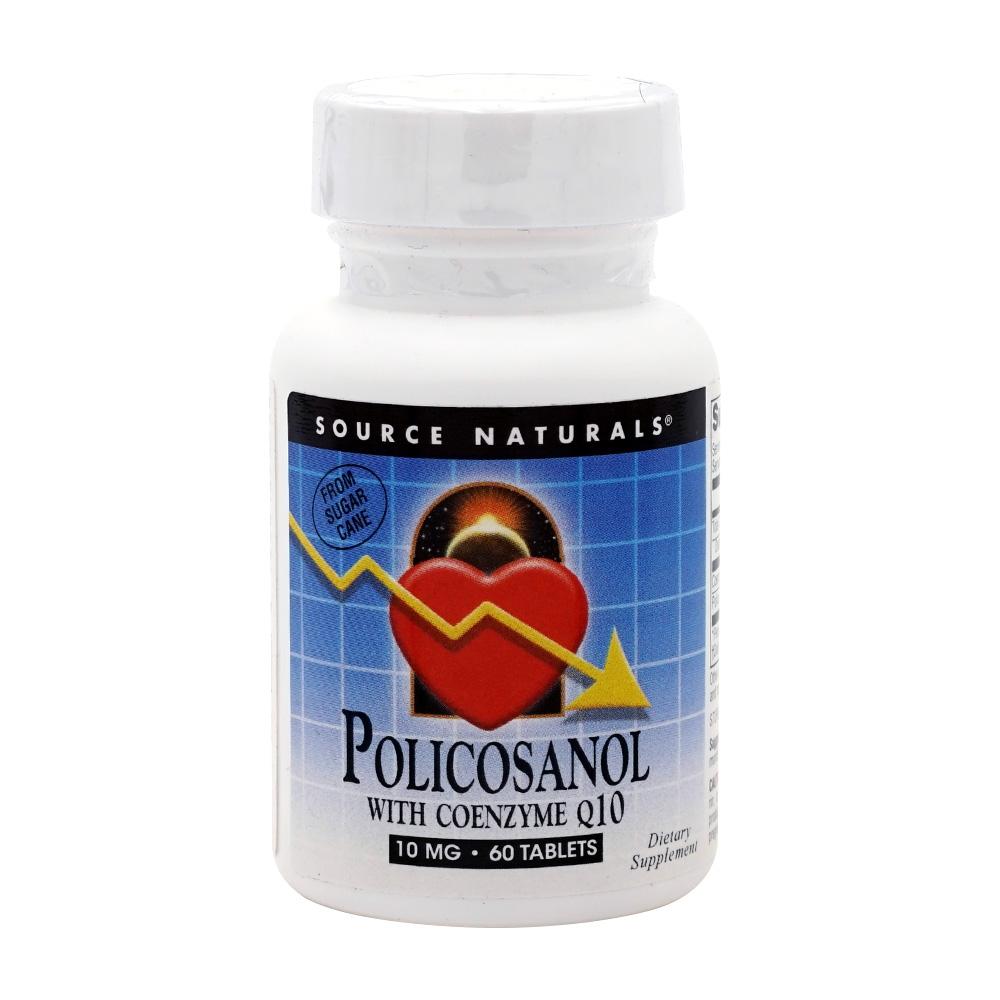 Policosanol with Coenzyme Q10 10 Mg, 60 Tablets