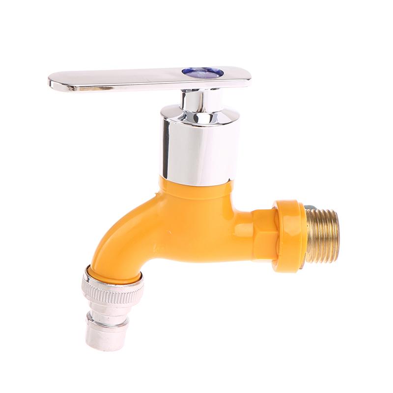 Кран 1/2" наружный настенный для стиральной машины пластиковый шланг для воды быстрый