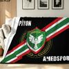 Фланелевое одеяло с принтом Amedspor Высокое качество Теплое Уютное Покрывало для Всех Сезонов Идеально для Подарков Декор Дома