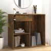VidaXL Cosmetic Cabinet Smoked Oak 80x40x75 Cm Engineered Wood820502