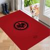Crystal Velvet Rug with Eintracht Frankfurt Design, Soft Non-Slip Floor Mat for Living Room Bedroom Decor