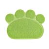 Paw Shape Cat Dishes Placemat Non-slip Cat Litter Box Mat Durable Pet Feeding Mat