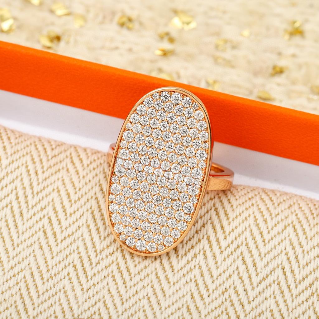 Новый Горячий Бренд Винтажные Кольца с Полной Бриллиантовой Инкрустацией для Женщин Роскошные Ювелирные Изделия для Женщин Дизайнерские Кольца Модные Кольца из Чистого Серебра 925 пробы Круглые Кольца