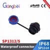 SP13 Waterproof Connector Male Plug Female Socket Panel Mount Wire Cable Connector Aviation Plug IP68 2/3/4/5/6/7/9 Pin GBDQA Plug Connectors 4