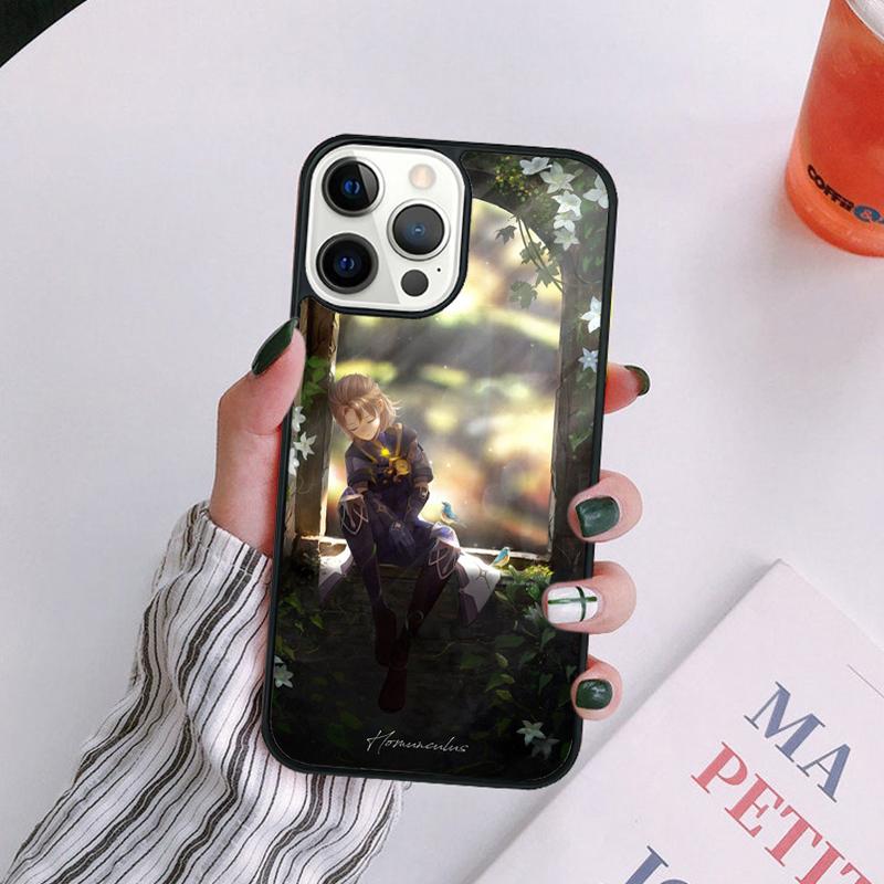 Чехол для телефона Genshin Impact Альбедо Для iPhone 17 Air 14 13 12 16Pro Max 15 11 Plus Max Защитный корпус coque