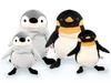 Shinada Global Mochi Series Child Gray L 22x22x30cm Stuffed Toy Penguin Animal Mochi-pen MOPE-0350G