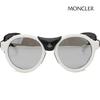 Sunglasses ML0046 21C White Horn-rimmed Frame with Leather Trim