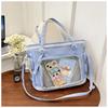 Ballet Girls Large Capacity Kawaii Itabag Japanese Transparent Jk Shoulder Crossbody Bags Gift For Friends Teenage School Bags