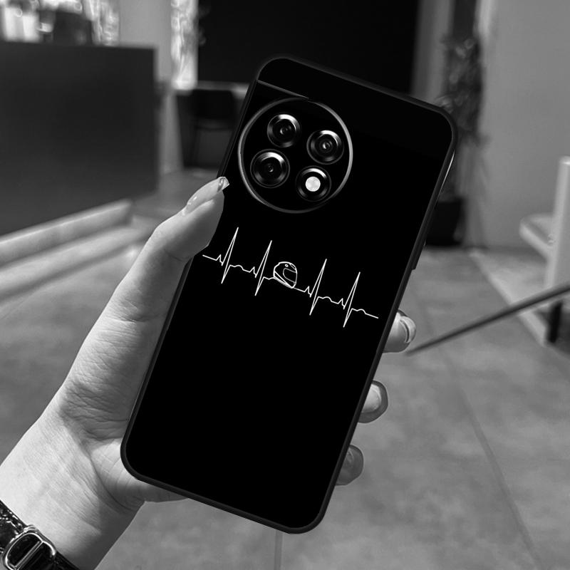 Motorcycle Heartbeat Case For OnePlus Nord N20 N30 CE 5 3 4 Lite OnePlus 15 13 12 11 10 Pro 10T 13T 13R 15R Cover