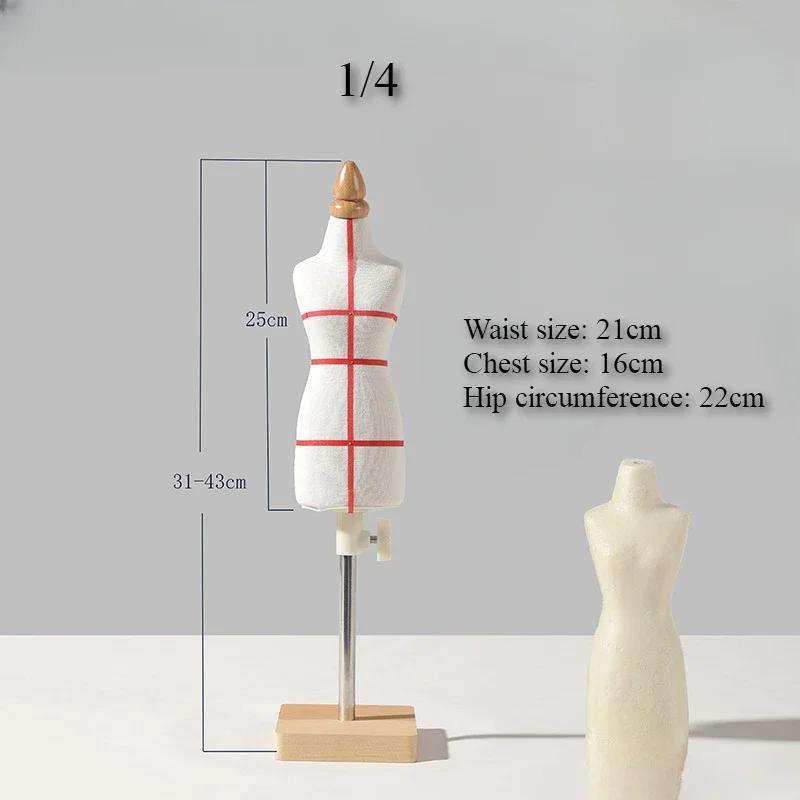 Mini Female Mannequin for 1/2 1/3 1/4 Doll Clothing Display Stand DIY Dollhouse Miniature Ornaments Supplies