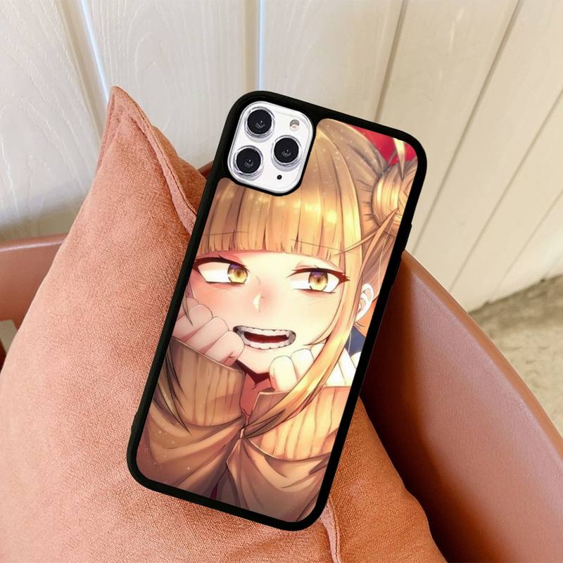 Чехол для телефона Anime Himiko Toga, силиконовый чехол из ПК+ТПУ для iPhone 11 12 13 Pro Max 8 7 6 Plus X SE XR, твердые чехлы