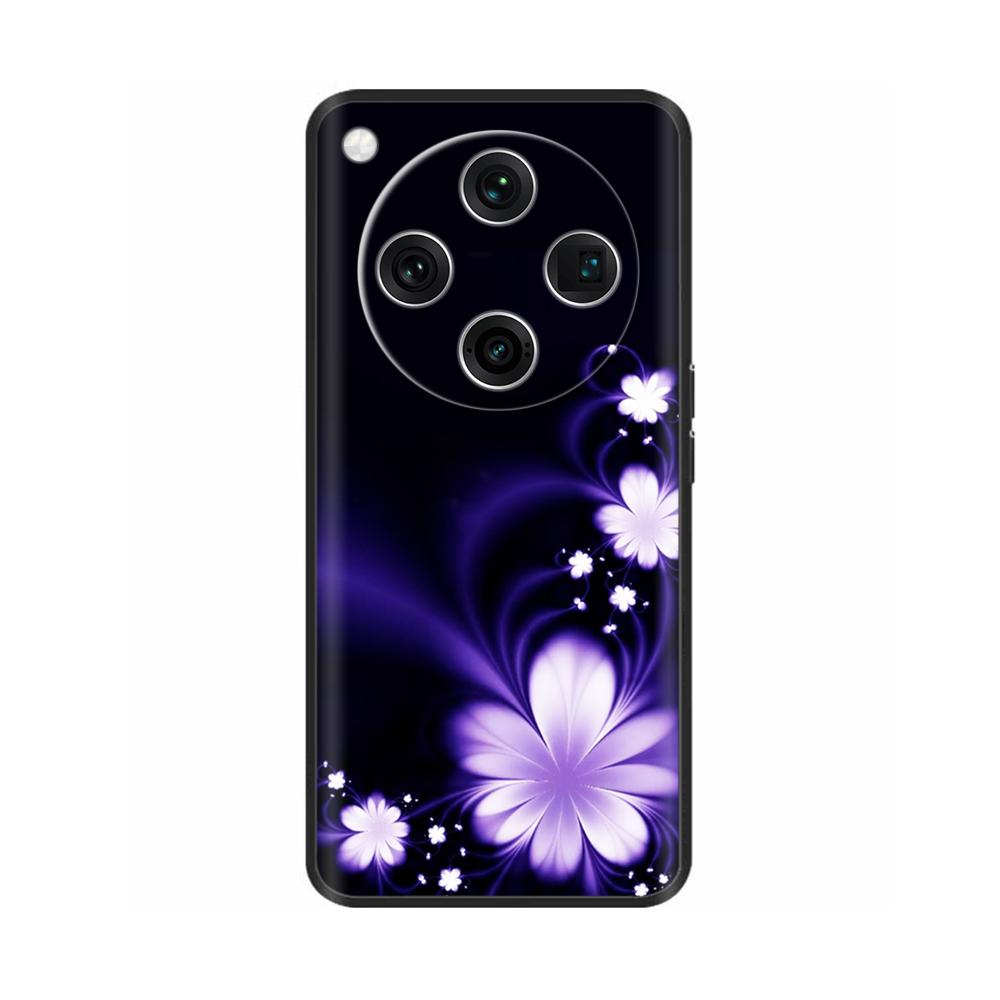 Мягкий силиконовый чехол для Oppo Find X8 Pro Чехол Модный Черный ТПУ Задняя крышка телефона Чехлы Для Oppo Find X8 5G Coque PKC110 PKC130