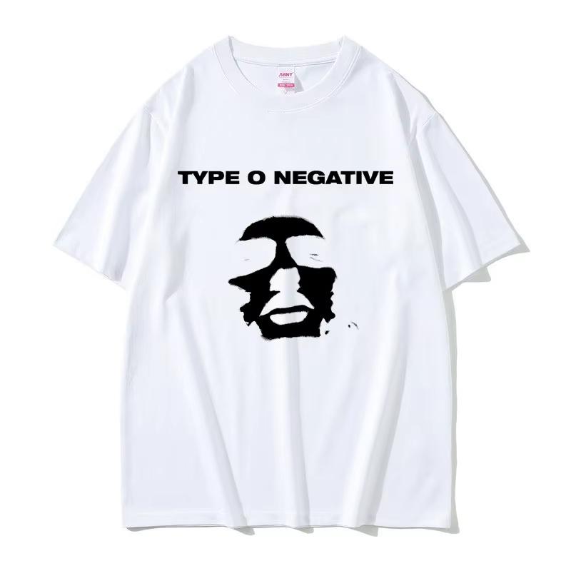 Футболки Rock Band Type O Negative Мужские Женские Мода Чистый Хлопок Футболка Мужская Уличная Одежда Мужская Готическая С Коротким Рукавом