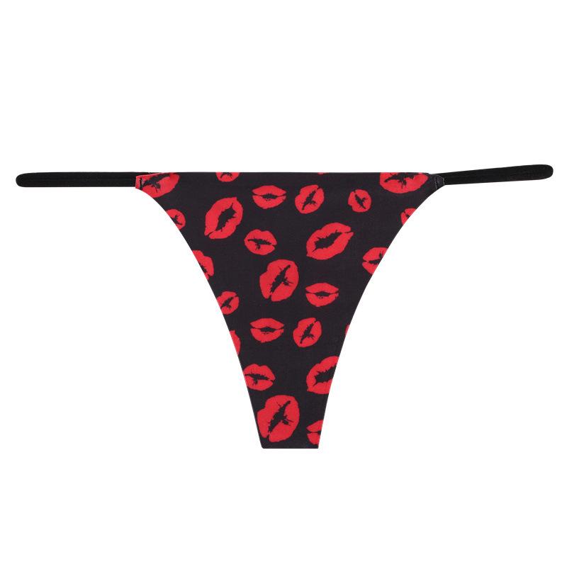 Женские бесшовные трусы из ледяного шелка с леопардовым принтом, с низкой посадкой