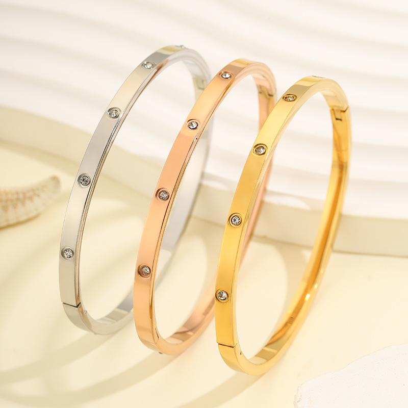 Simple Women's High-end Open Ten Bracelet Versatile Bracelet