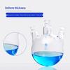 Borosilicate Glass Slanted Four-Neck Reaction Flask