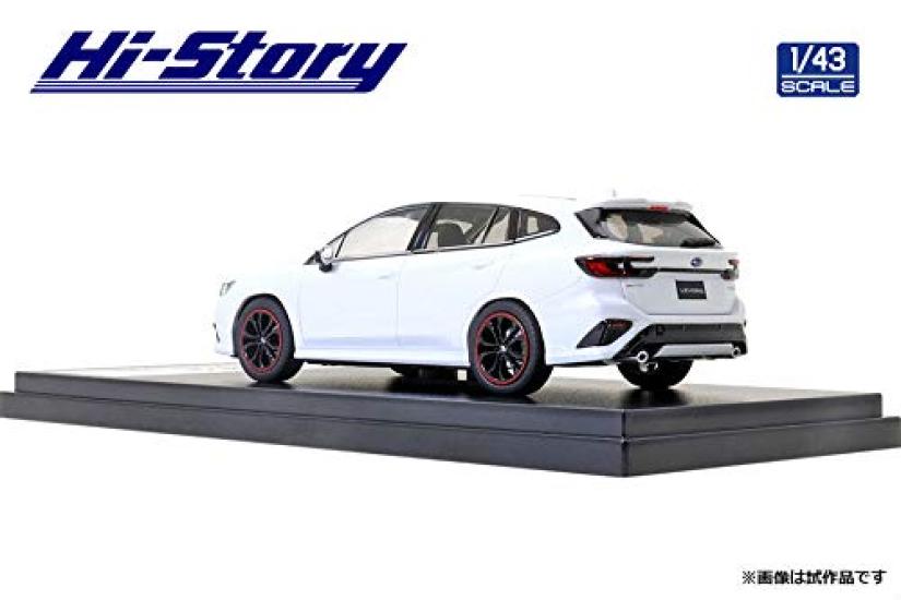 Hi Story Subaru LEVORG Sports Style Аксессуар Crystal White Pearl Готовый продукт 1/43 (2020)