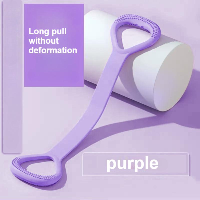 1 шт. Эластичная лента для йоги, 8-струнный турник, многофункциональный эластичный фитнес-ремень, подходит для тренировок спины, талии и рук