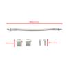 Двигатель LS 3Bolt DBC DBW Gen 3 Корпус дроссельной заслонки Обходной алюминиевый плетеный шланг Комплект охлаждающей жидкости Кроссовер