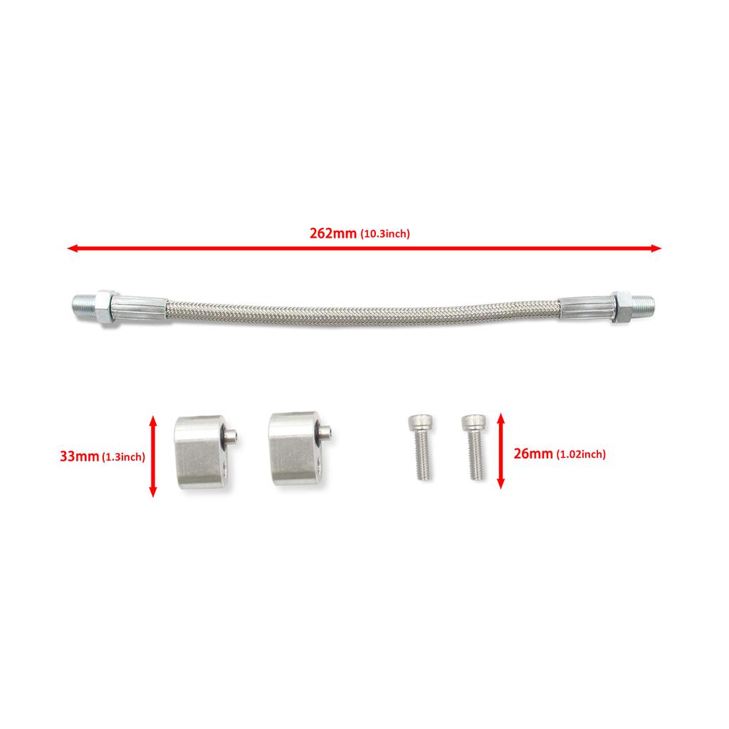 Двигатель LS 3Bolt DBC DBW Gen 3 Корпус дроссельной заслонки Обходной алюминиевый плетеный шланг Комплект охлаждающей жидкости Кроссовер