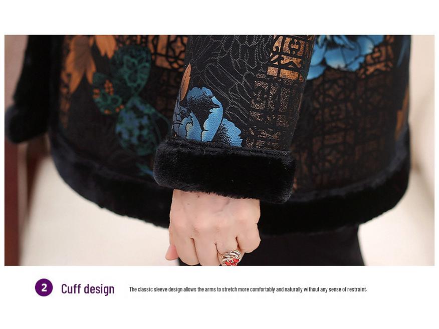 Женская зимняя норковая шуба с бархатной подкладкой – Элегантная и модная для женщин среднего и пожилого возраста