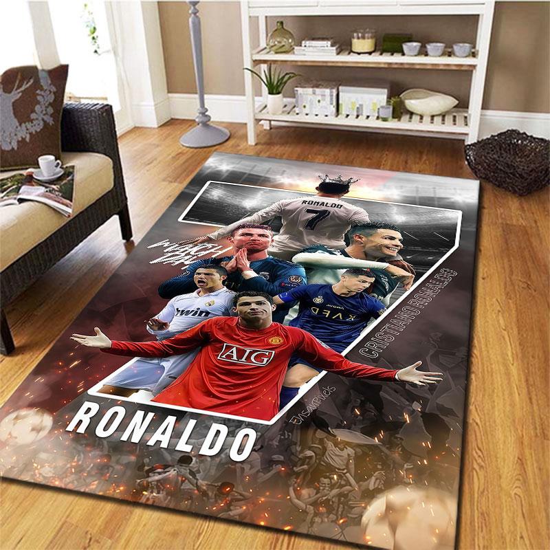 Ковер Cristiano Ronaldo CR7 для гостиной, спальни, дома, декора дивана, детский игровой нескользящий коврик