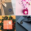 Thank You Stickers: Grateful for Friends & Family, Round Self-Adhesive Labels for Gift Decoration & Sealing