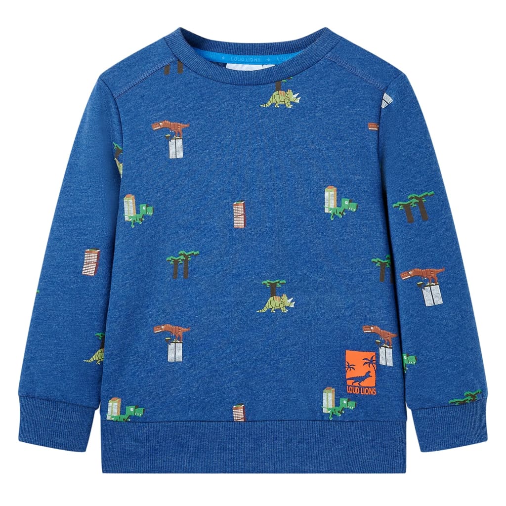 Bluza Dziecięca, Ciemnoniebieski Melanż, 128