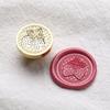 Brass Wax Seal Stamp Flowers Sealing Wax Supplies Retro Scrapbooking Sealing Wax  Envelope
